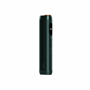glo Hilo Emerald — compact 76 g HILO device in deep jewel-green finish