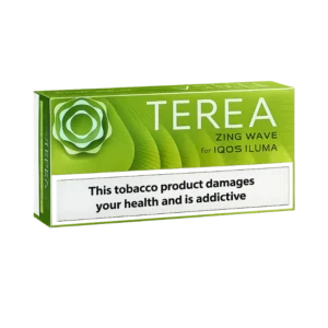 Terea Zing Wave box — IQOS ILUMA citrus-herb menthol sticks