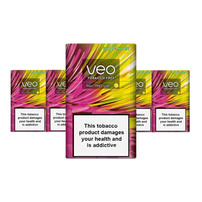 Veo Sour Pink Twist cartouche — sticks Twist pour glo
