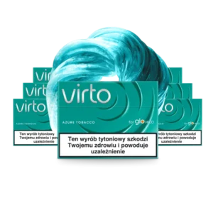 Virto Azure Tobacco carton — glo HILO light tobacco-menthol sticks