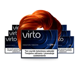 Virto Signature Tobacco carton — glo HILO full-bodied tobacco sticks