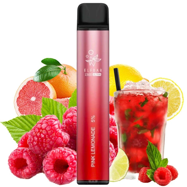 ELFBAR 1500 ULTRA Pink Lemonade ELFBAR 1500 ULTRA Pink Lemonade — svapo usa e getta, fino a 1500 puff