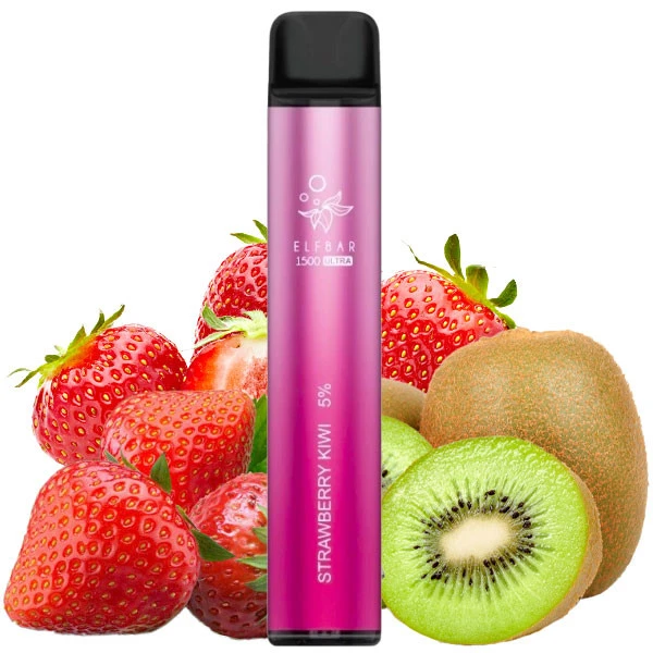 ELFBAR 1500 ULTRA Strawberry Kiwi ELFBAR 1500 ULTRA Strawberry Kiwi — svapo usa e getta, fino a 1500 puff