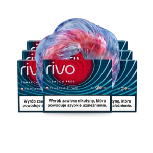 Stecca Rivo Polar Scarlet Twist — stick Twist per glo