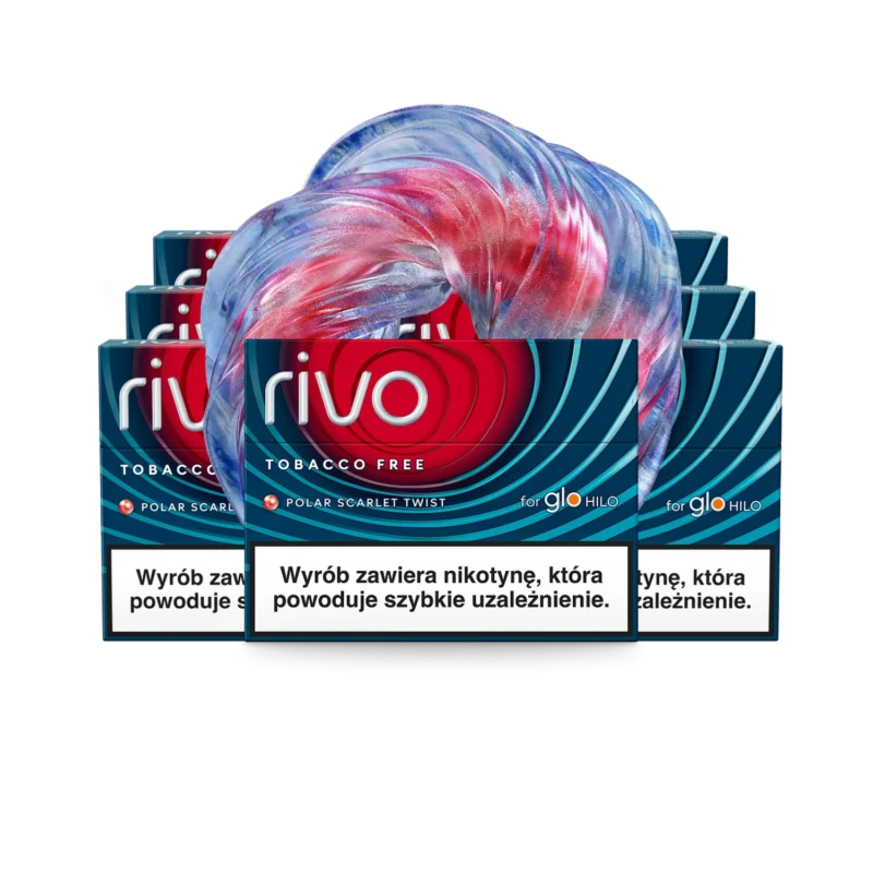 Stecca Rivo Polar Scarlet Twist — stick Twist per glo